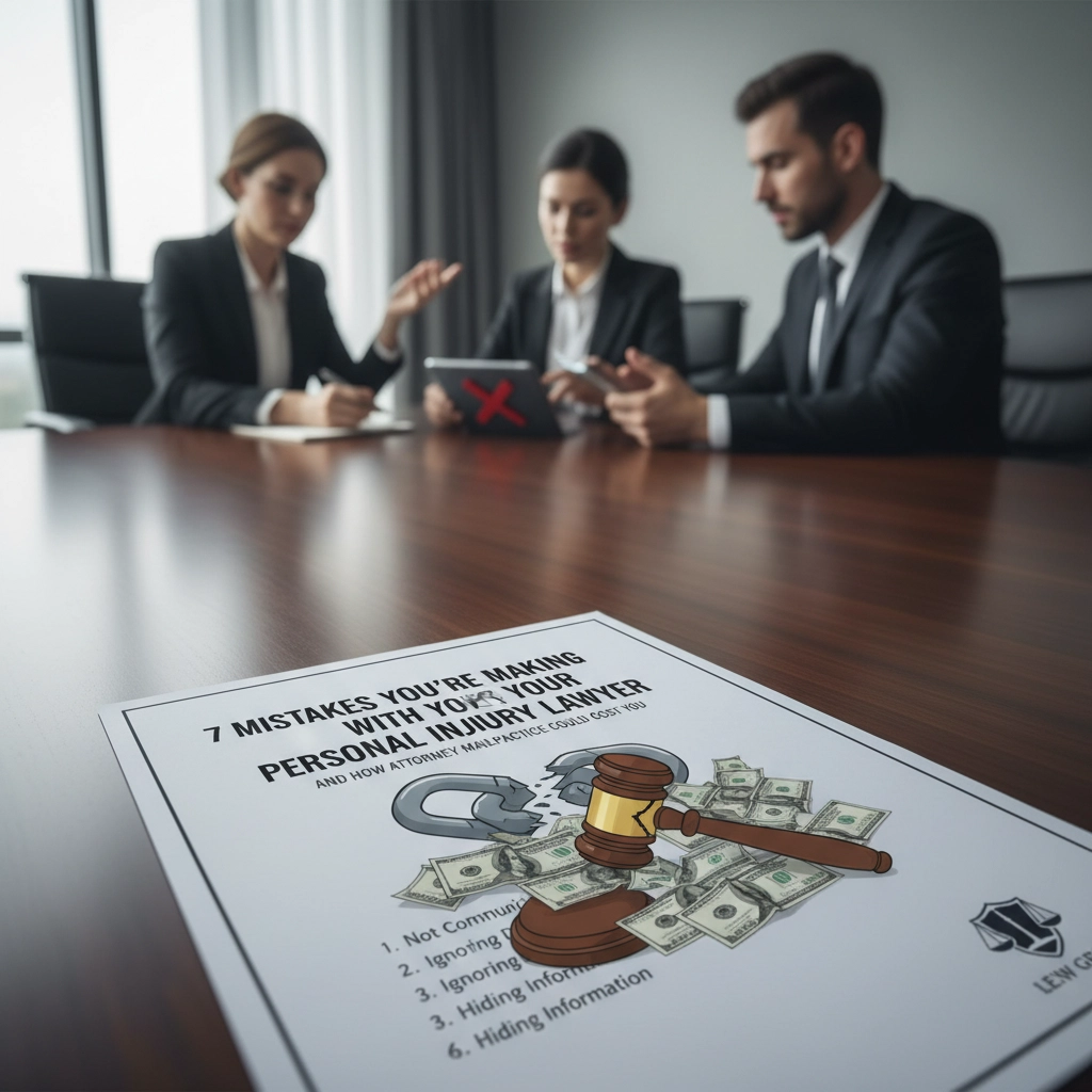 7 Mistakes You're Making with Your Personal Injury Lawyer (and How Attorney Malpractice Could Cost You)