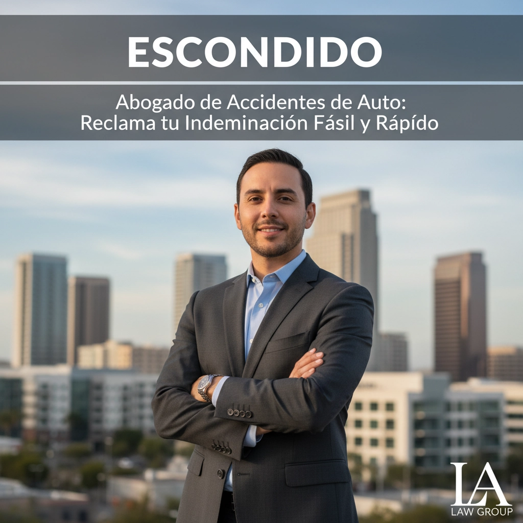 Abogado de Accidentes de Auto en Escondido: Reclama tu Indemnización Fácil y Rápido