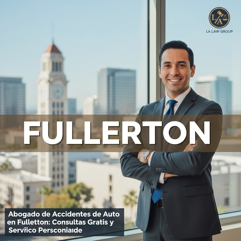Abogado de Accidentes de Auto en Fullerton: Consultas Gratis y Servicio Personalizado