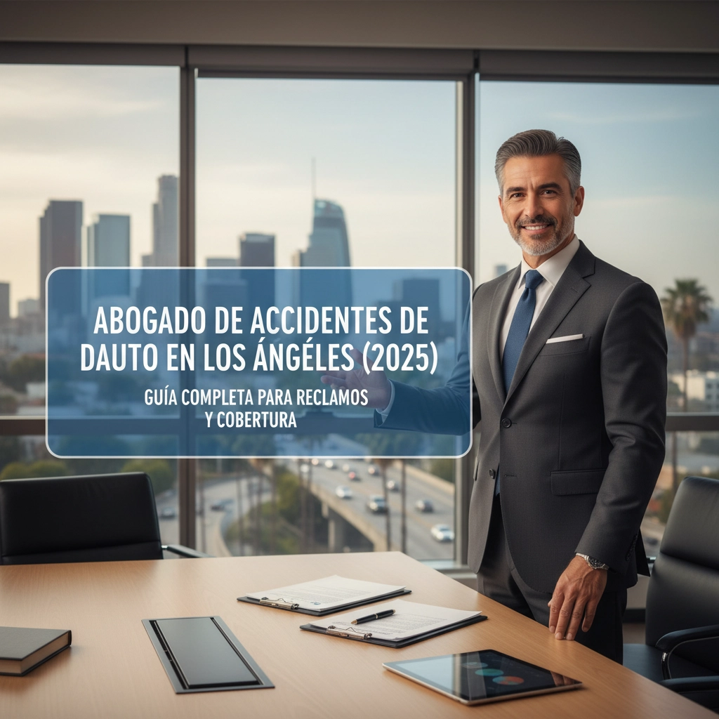 Abogado de Accidentes de Auto en Los Ángeles (2025): Guía Completa Para Reclamos y Cobertura