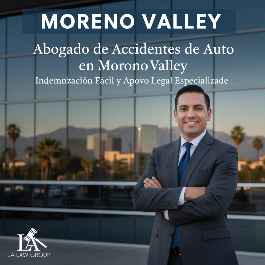Abogado de Accidentes de Auto en Moreno Valley: Indemnización Fácil y Apoyo Legal Especializado