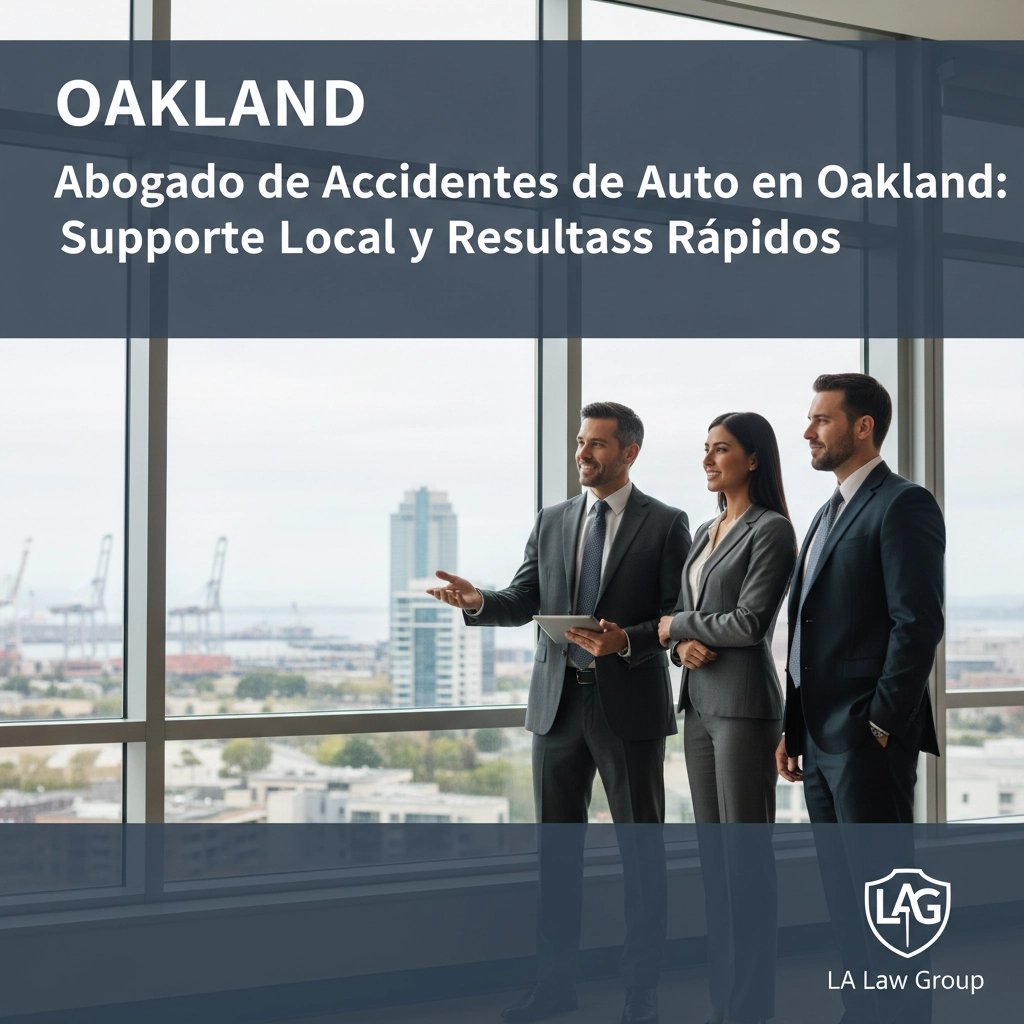 Abogado de Accidentes de Auto en Oakland: Supporte Local y Resultados Rápidos