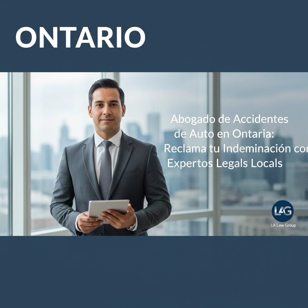 Abogado de Accidentes de Auto en Ontario: Reclama tu Indemnización con Expertos Legales Locales