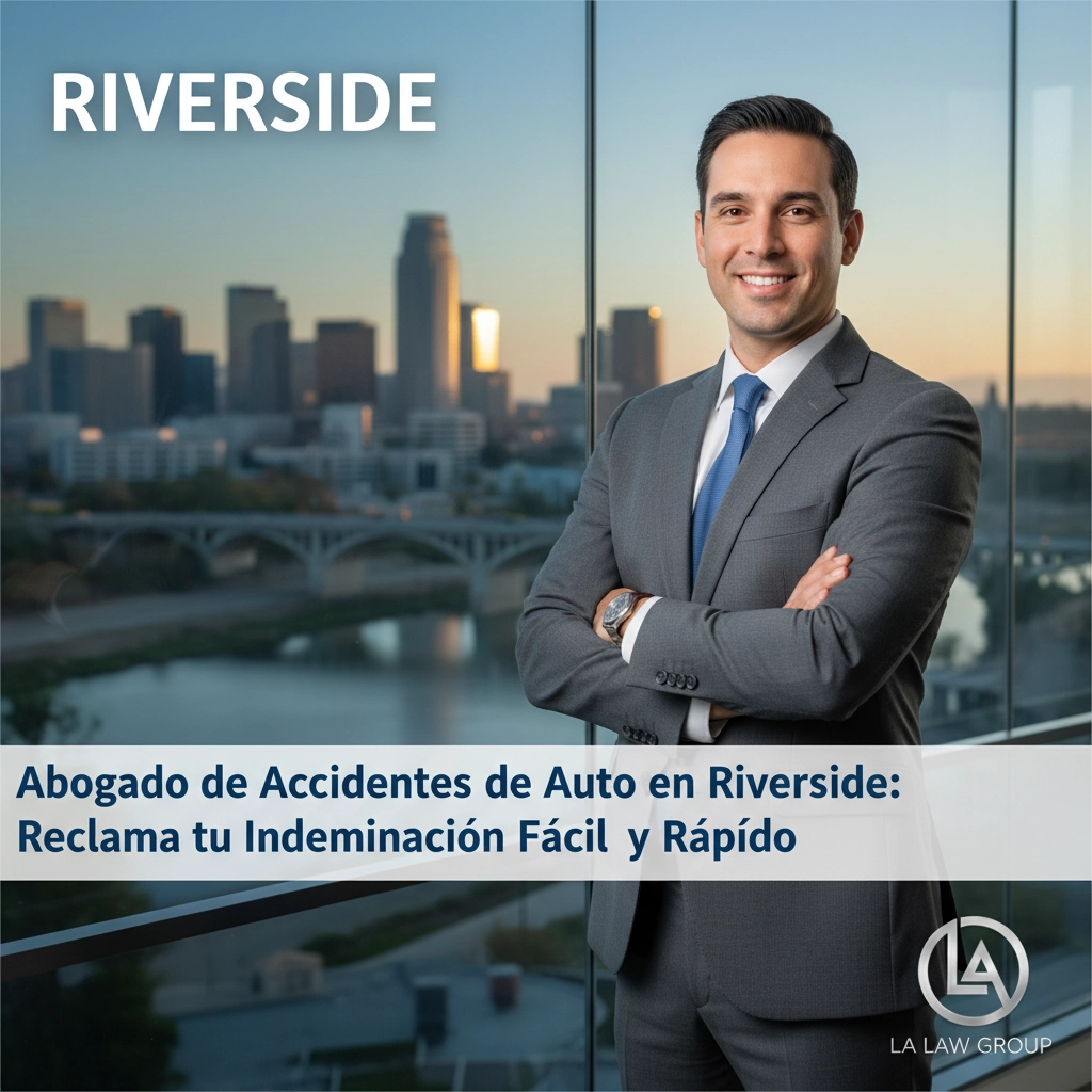 Abogado de Accidentes de Auto en Riverside: Reclama tu Indemnización Fácil y Rápido