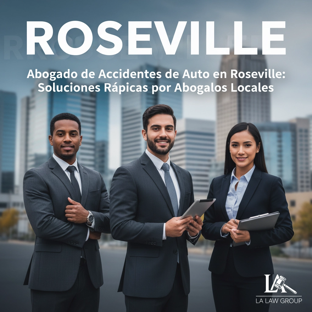 Abogado de Accidentes de Auto en Roseville: Soluciones Rápidas por Abogados Locales