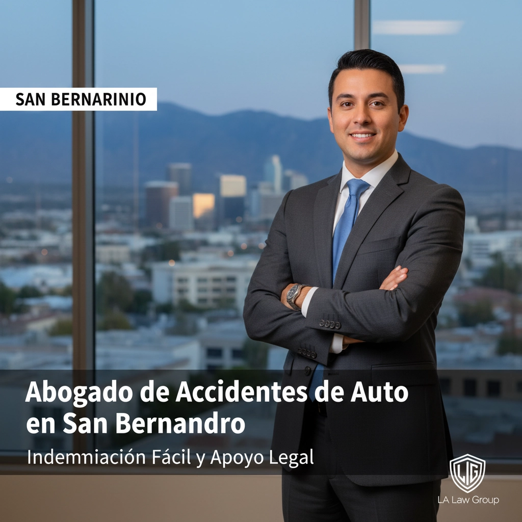 Abogado de Accidentes de Auto en San Bernardino: Indemnización Fácil y Apoyo Legal