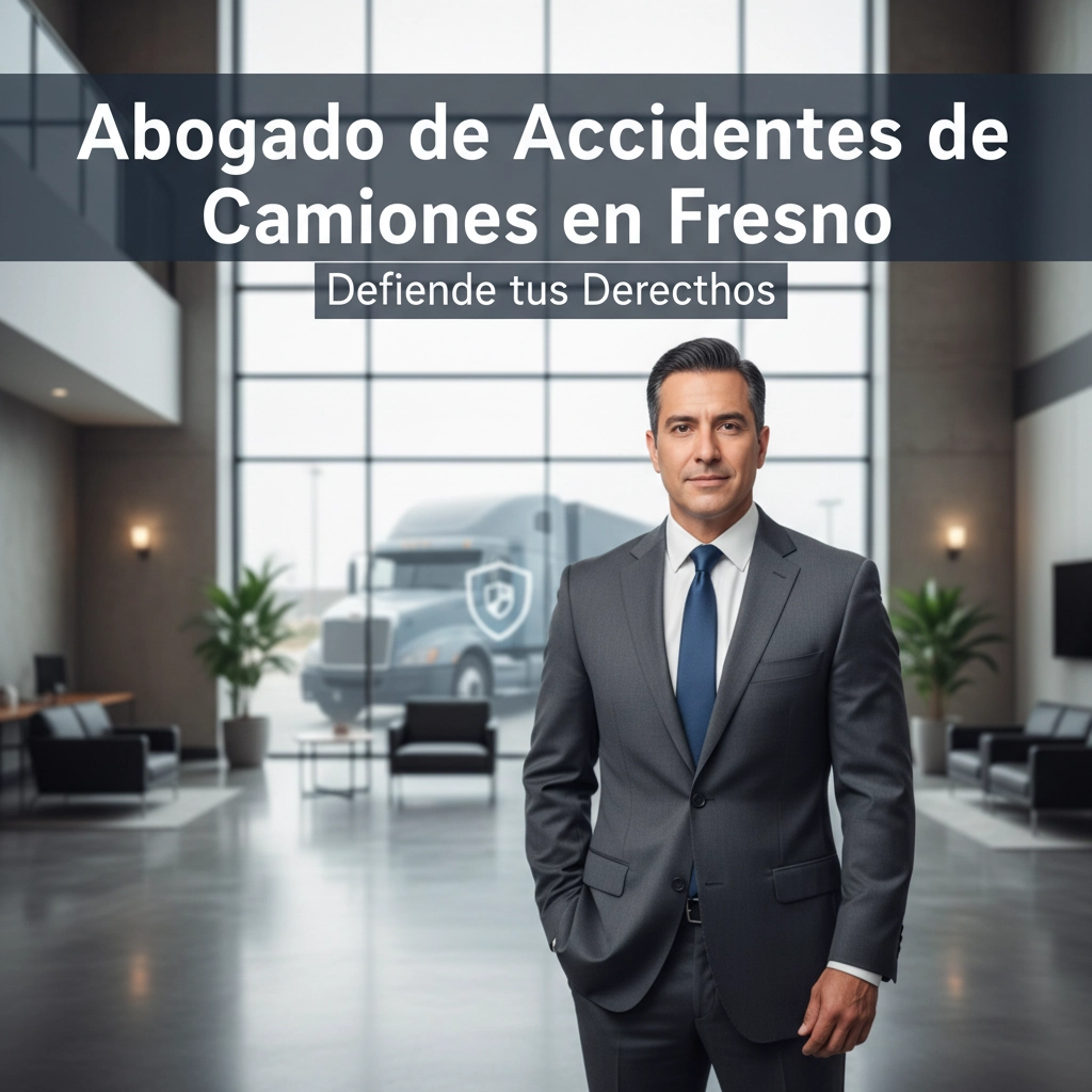 Abogado de Accidentes de Camiones en Fresno: Defiende tus Derechos