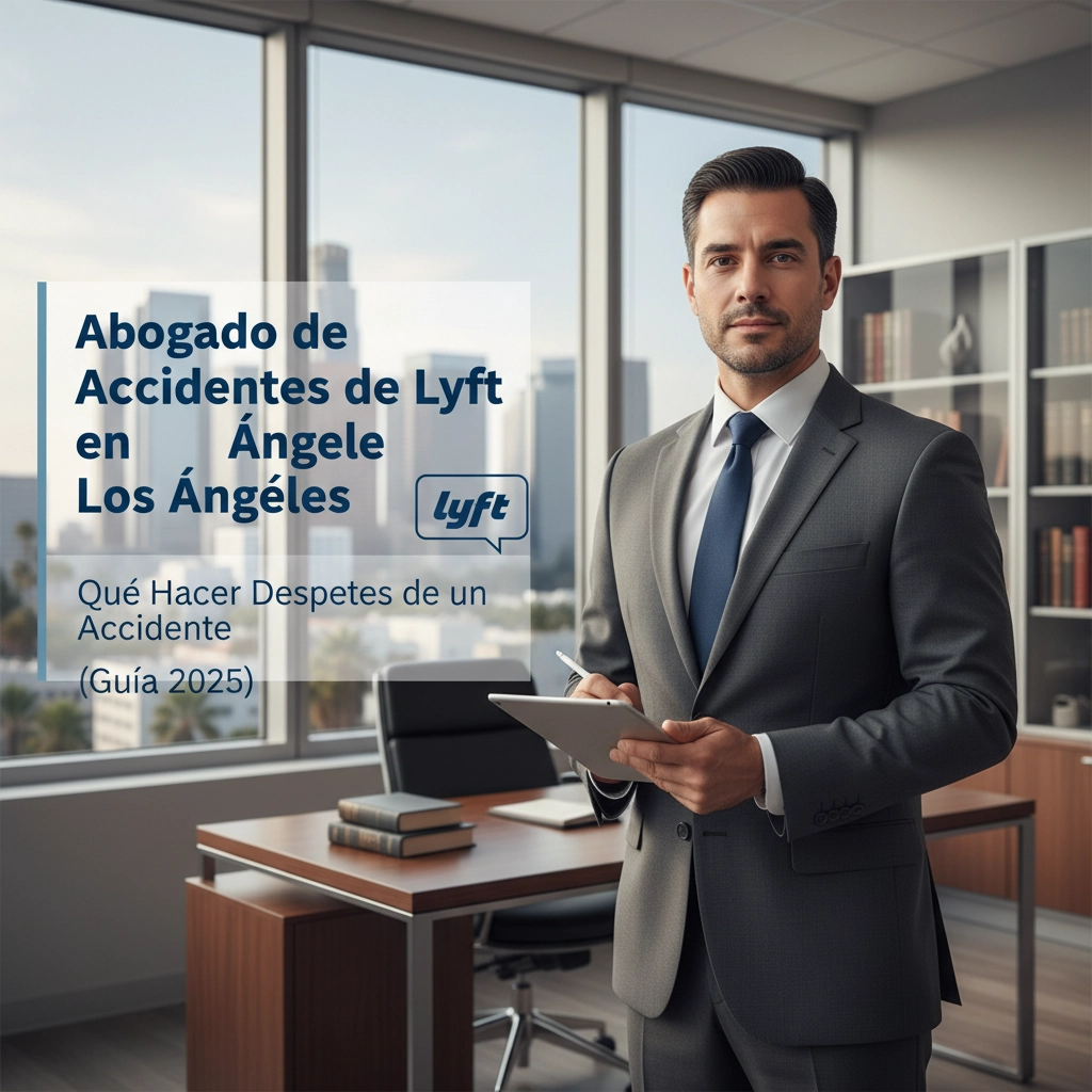 Abogado de Accidentes de Lyft en Los Ángeles: Qué Hacer Después de un Accidente (Guía 2025)