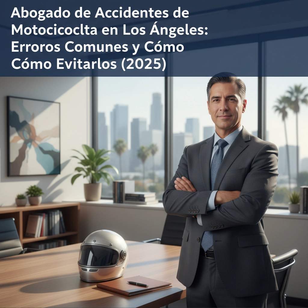 Abogado de Accidentes de Motocicleta en Los Ángeles: Errores Comunes y Cómo Evitarlos (2025)