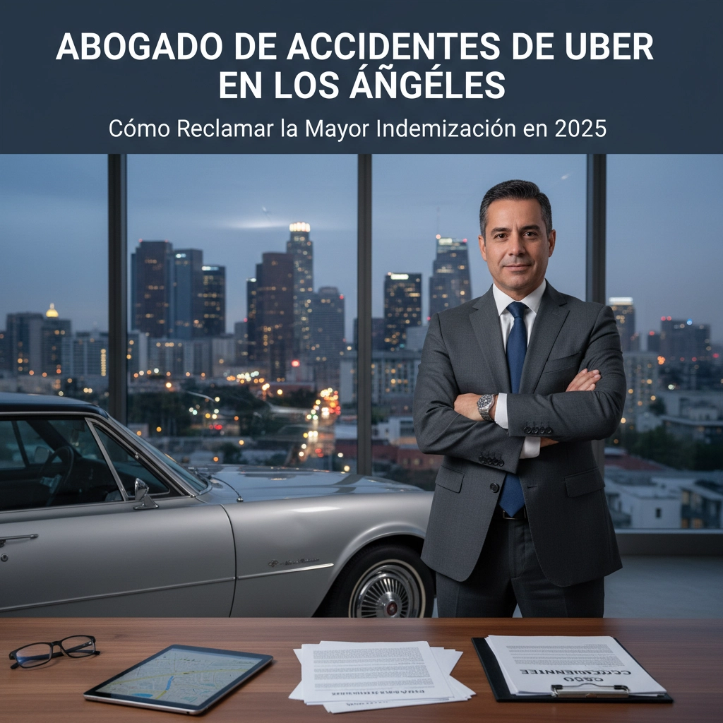 Abogado de Accidentes de Uber en Los Ángeles: Cómo Reclamar la Mayor Indemnización en 2025