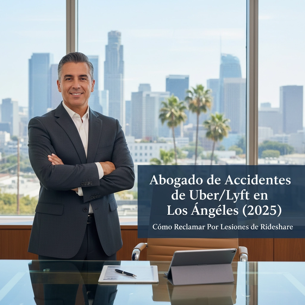 Abogado de Accidentes de Uber/Lyft en Los Ángeles (2025): Cómo Reclamar Por Lesiones de Rideshare