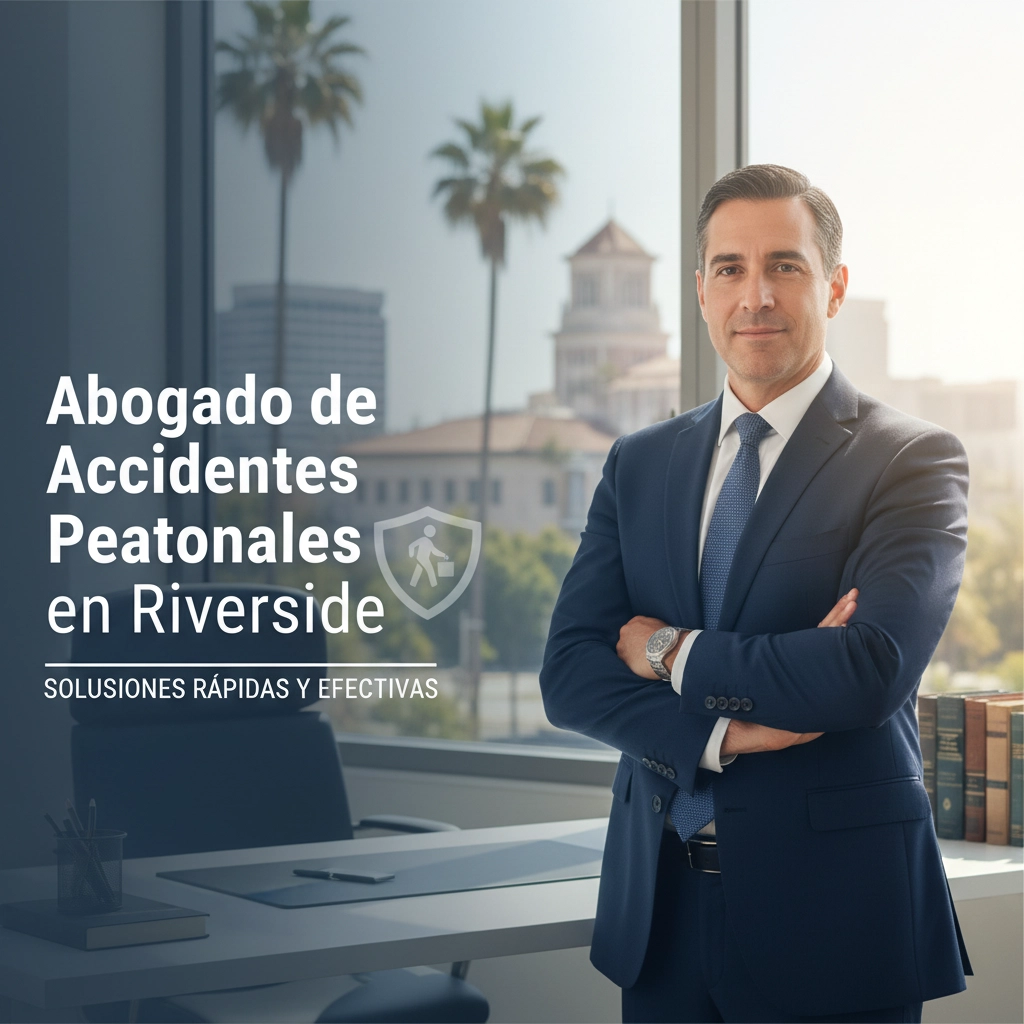 Abogado de Accidentes Peatonales en Riverside: Soluciones Rápidas y Efectivas