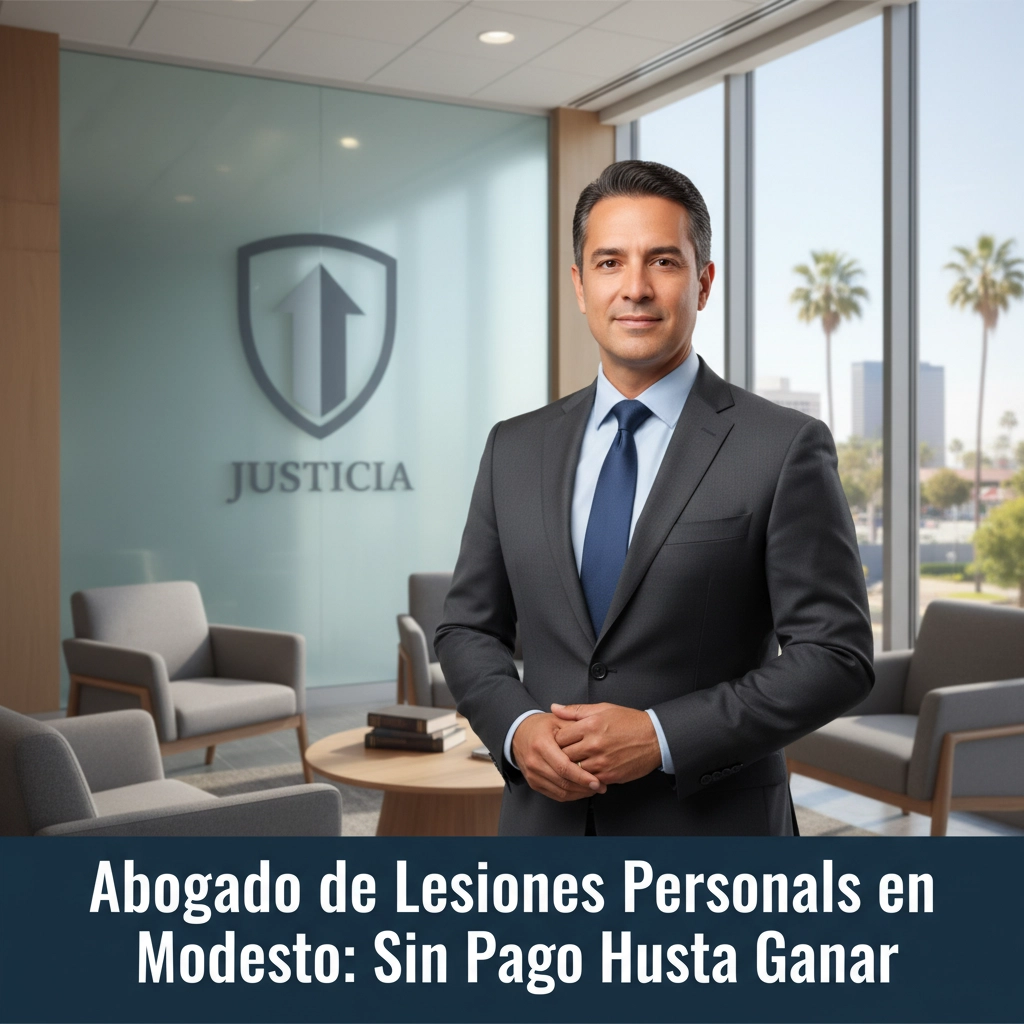 Abogado de Lesiones Personales en Modesto: Sin Pago Hasta Ganar