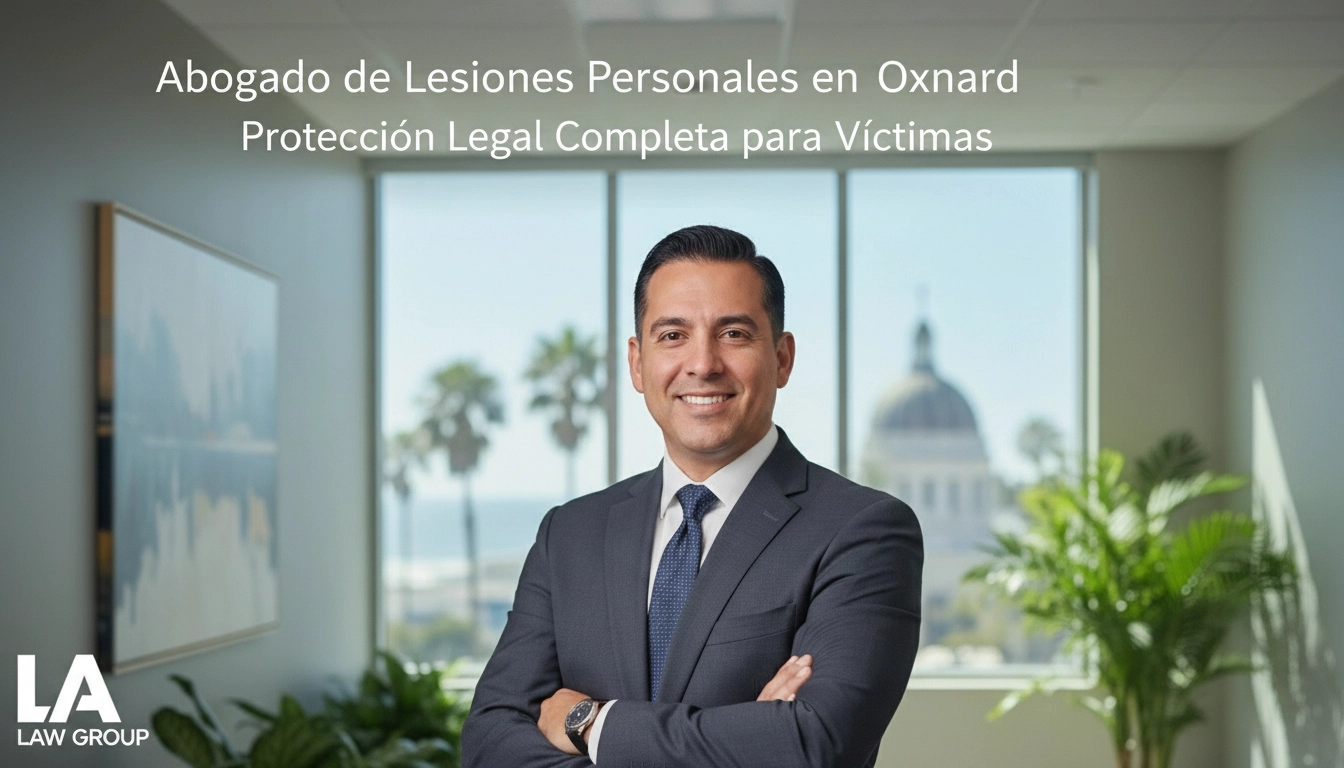 Abogado de Lesiones Personales en Oxnard: Protección Legal Completa para Víctimas (Expansión Estatal 2025)