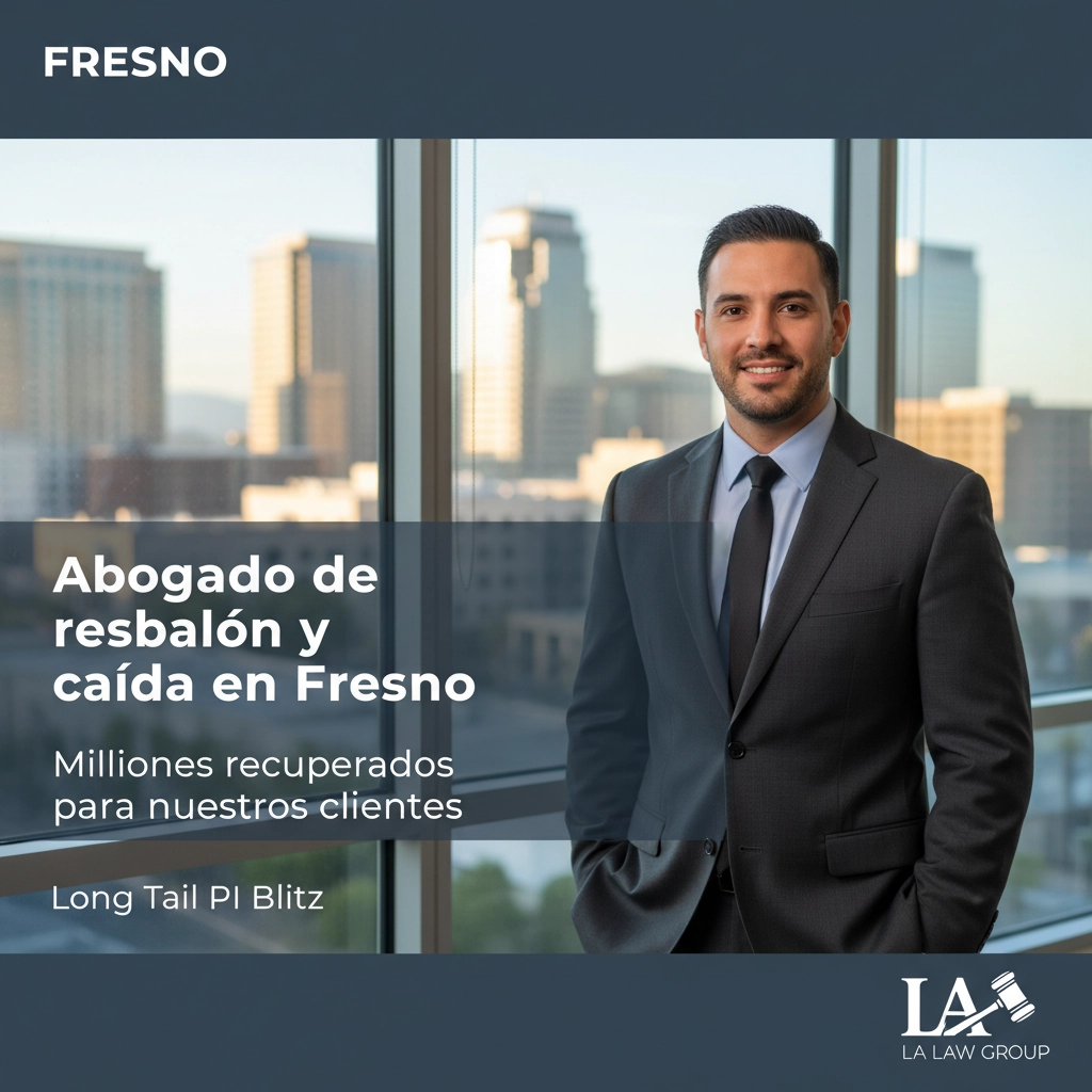 Abogado de resbalón y caída en Fresno