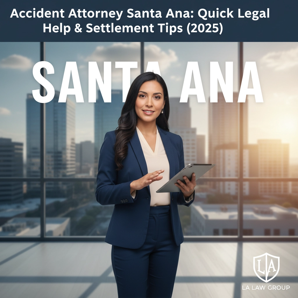 Accident Attorney Santa Ana: Quick Legal Help & Settlement Tips (2025)