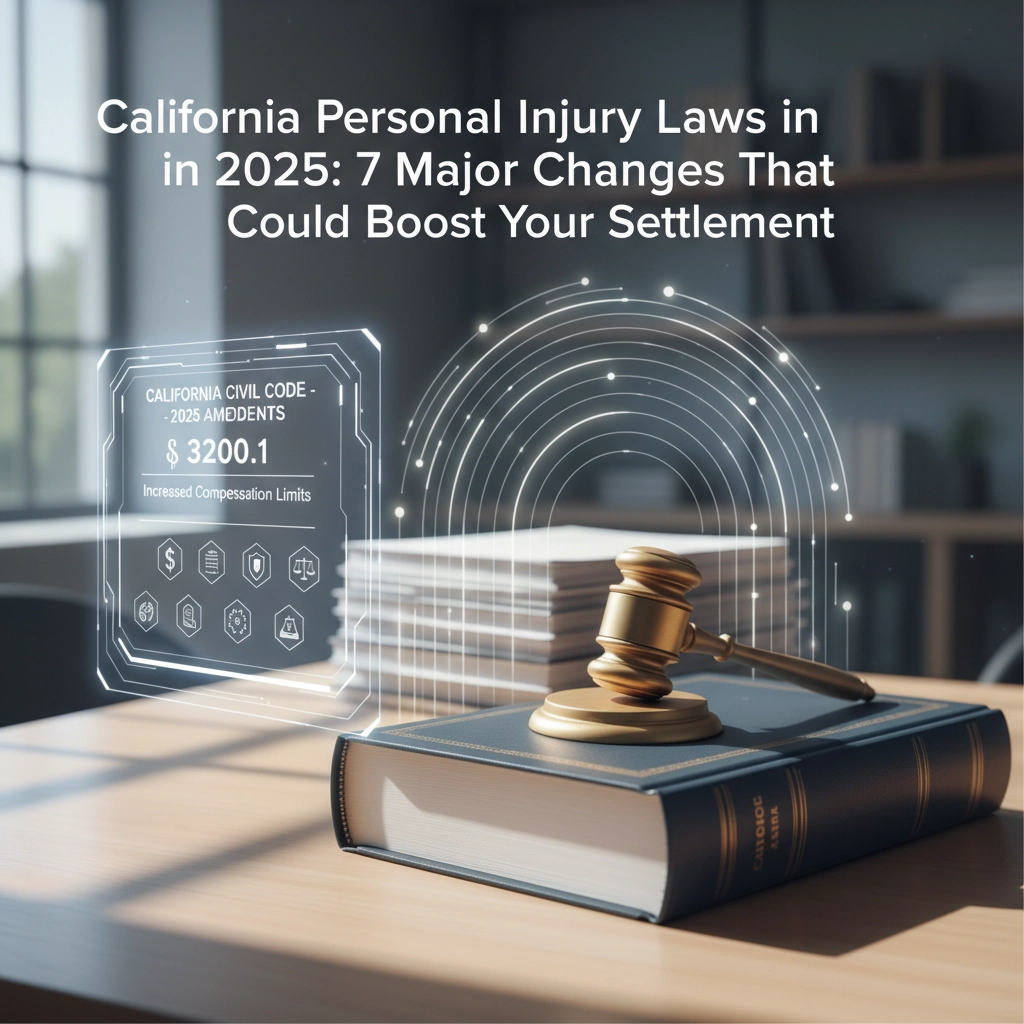 California Personal Injury Laws in 2025: 7 Major Changes That Could Boost Your Settlement