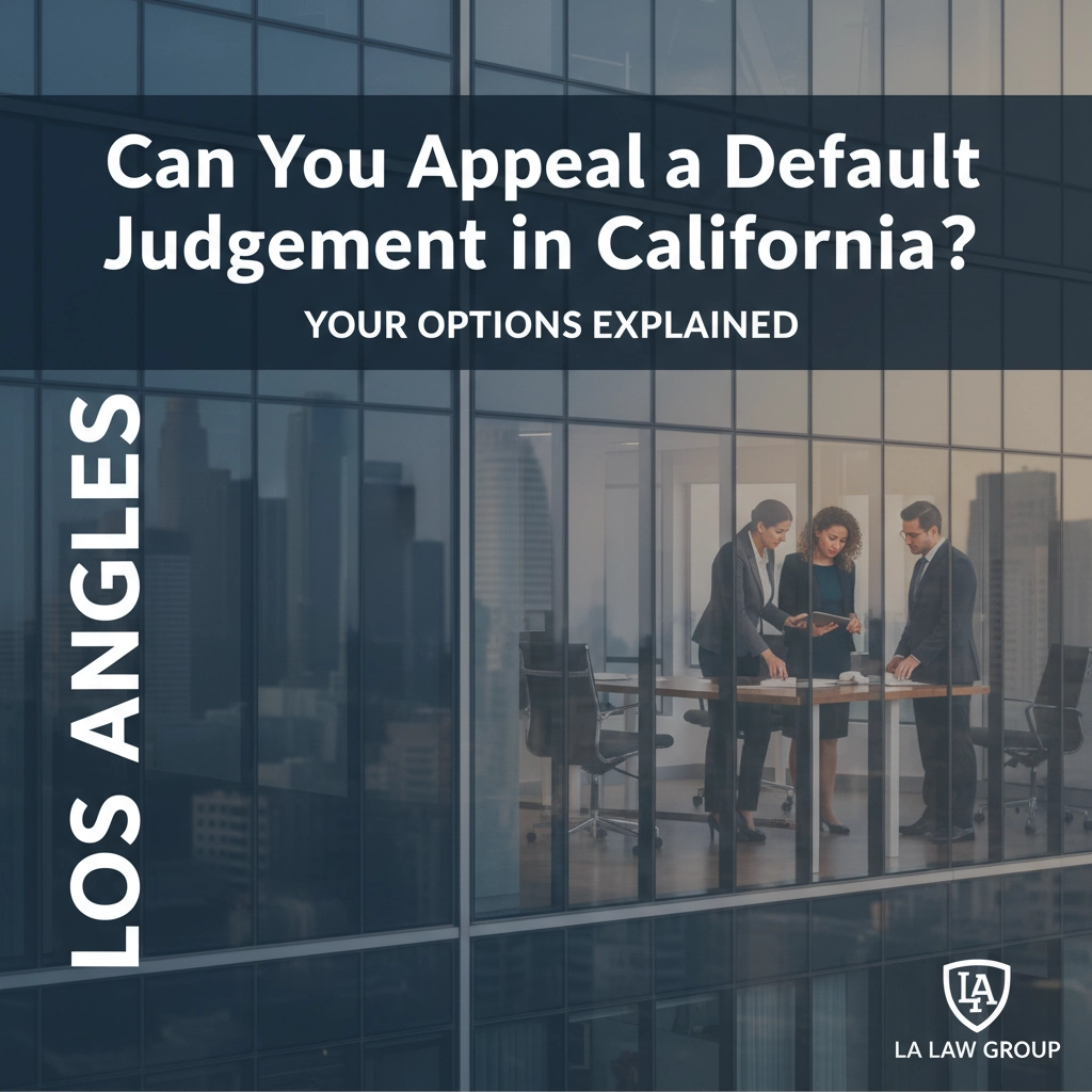 Can You Appeal a Default Judgement in California? Your Options Explained