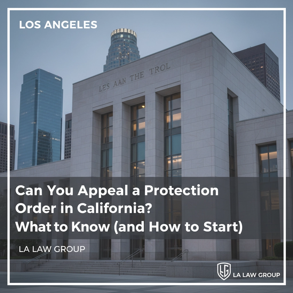 Can You Appeal a Protection Order in California? What to Know (and How to Start)