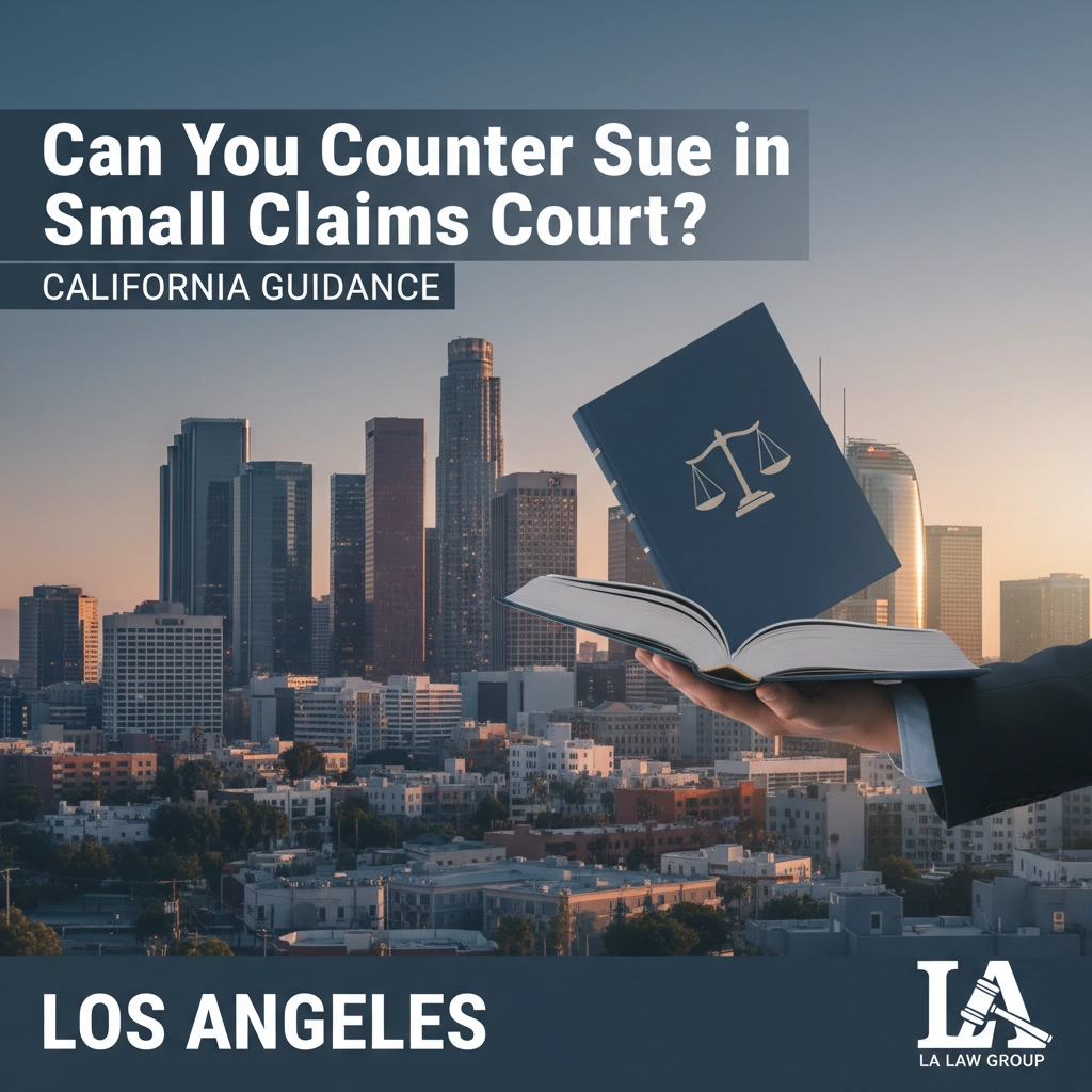 Can You Counter Sue in Small Claims Court? California Guidance