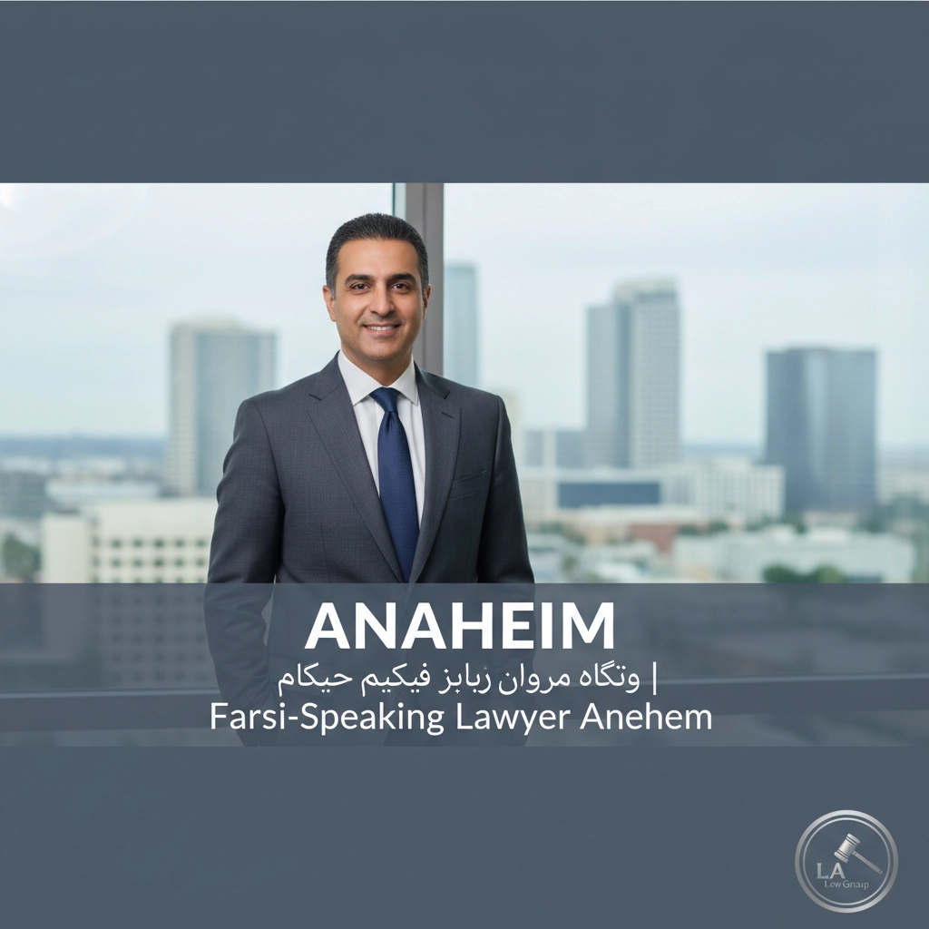 وکیل فارسی زبان در آناهیم | Farsi-Speaking Lawyer Anaheim