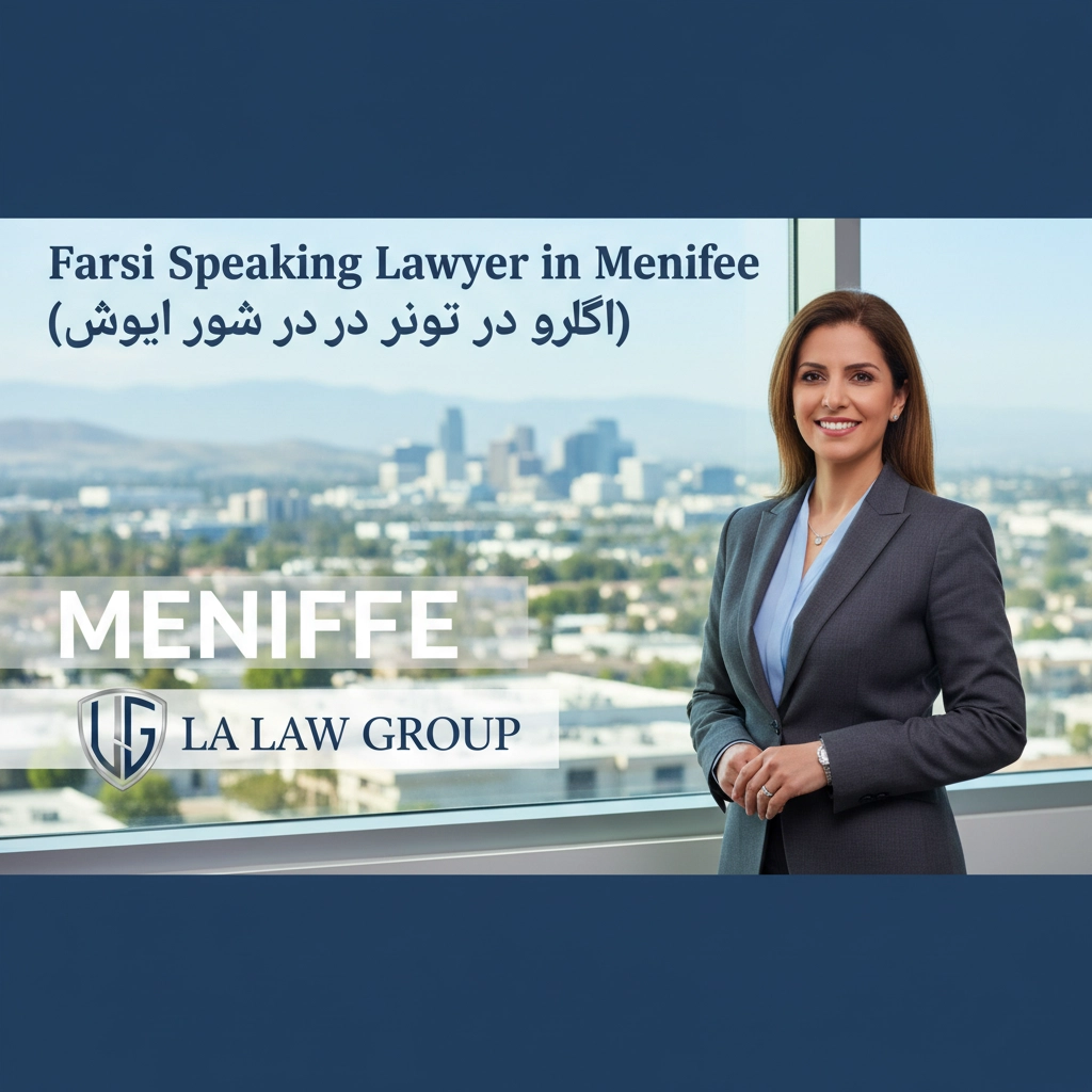 Farsi Speaking Lawyer in Menifee (وکیل فارسی زبان در منیفی)