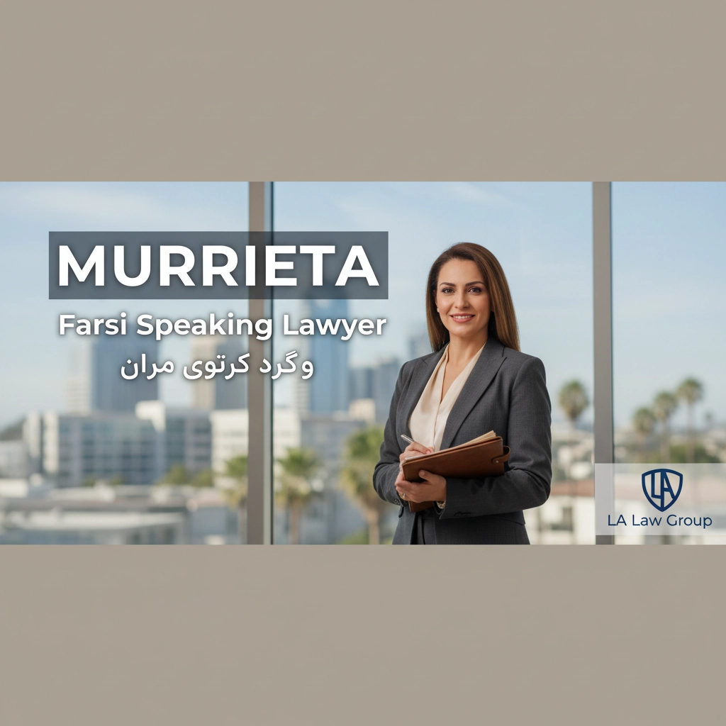 Farsi Speaking Lawyer in Murrieta (وکیل فارسی زبان در مورییتا)