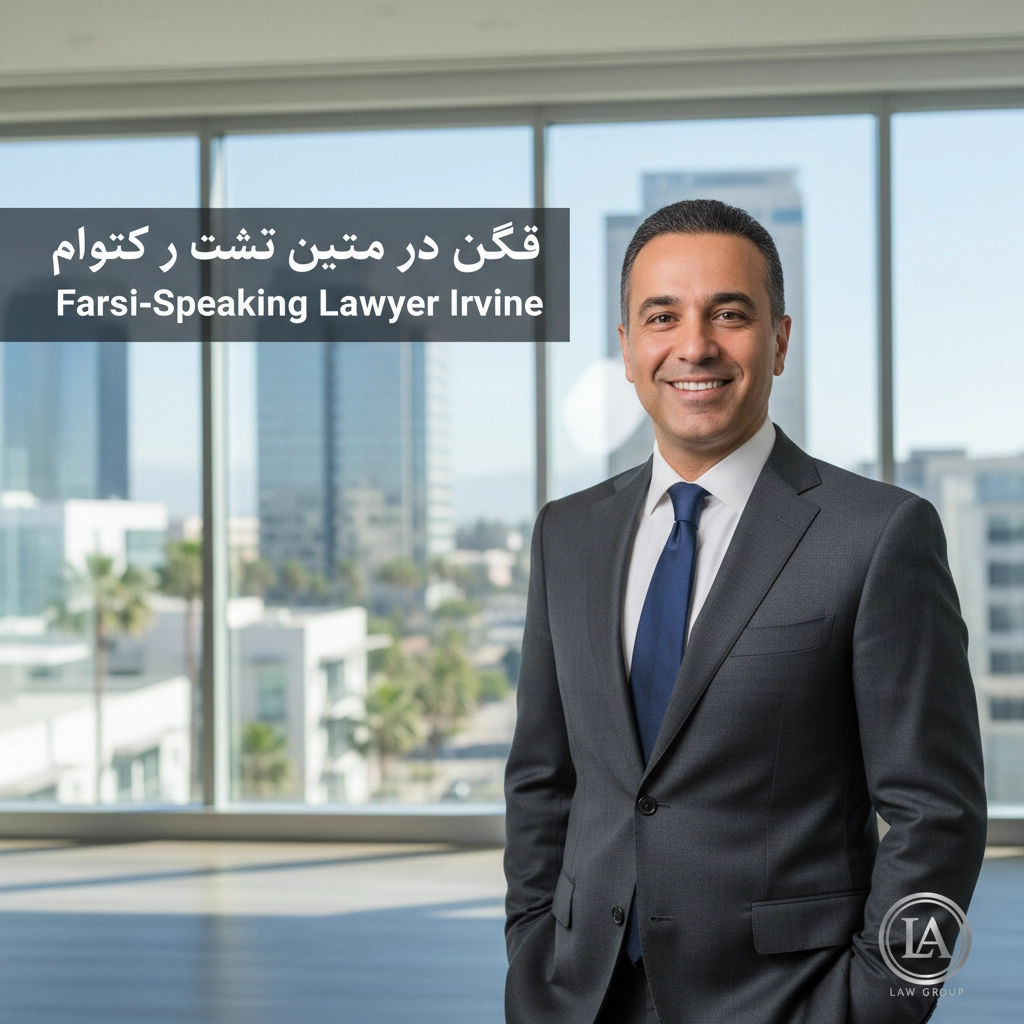 وکیل فارسی زبان در ایروین | Farsi-Speaking Lawyer Irvine