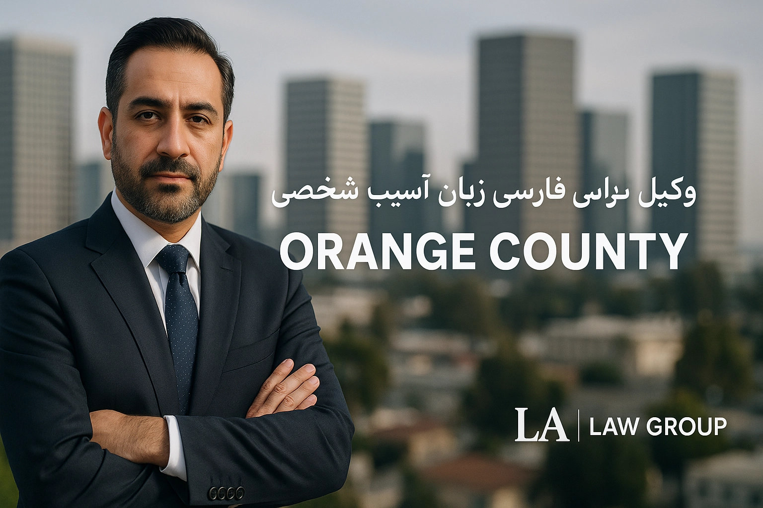 وکیل فارسی زبان آسیب‌های شخصی در اورنج کانتی | Farsi-Speaking PI Lawyer Orange County