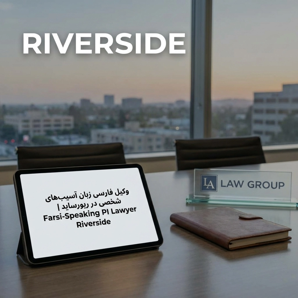وکیل فارسی زبان آسیب‌های شخصی در ریورساید | Farsi-Speaking PI Lawyer Riverside (تصادف، جراحات، افترا، و بیشتر)