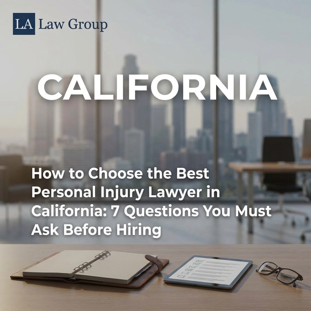 How to Choose the Best Personal Injury Lawyer in California: 7 Questions You Must Ask Before Hiring