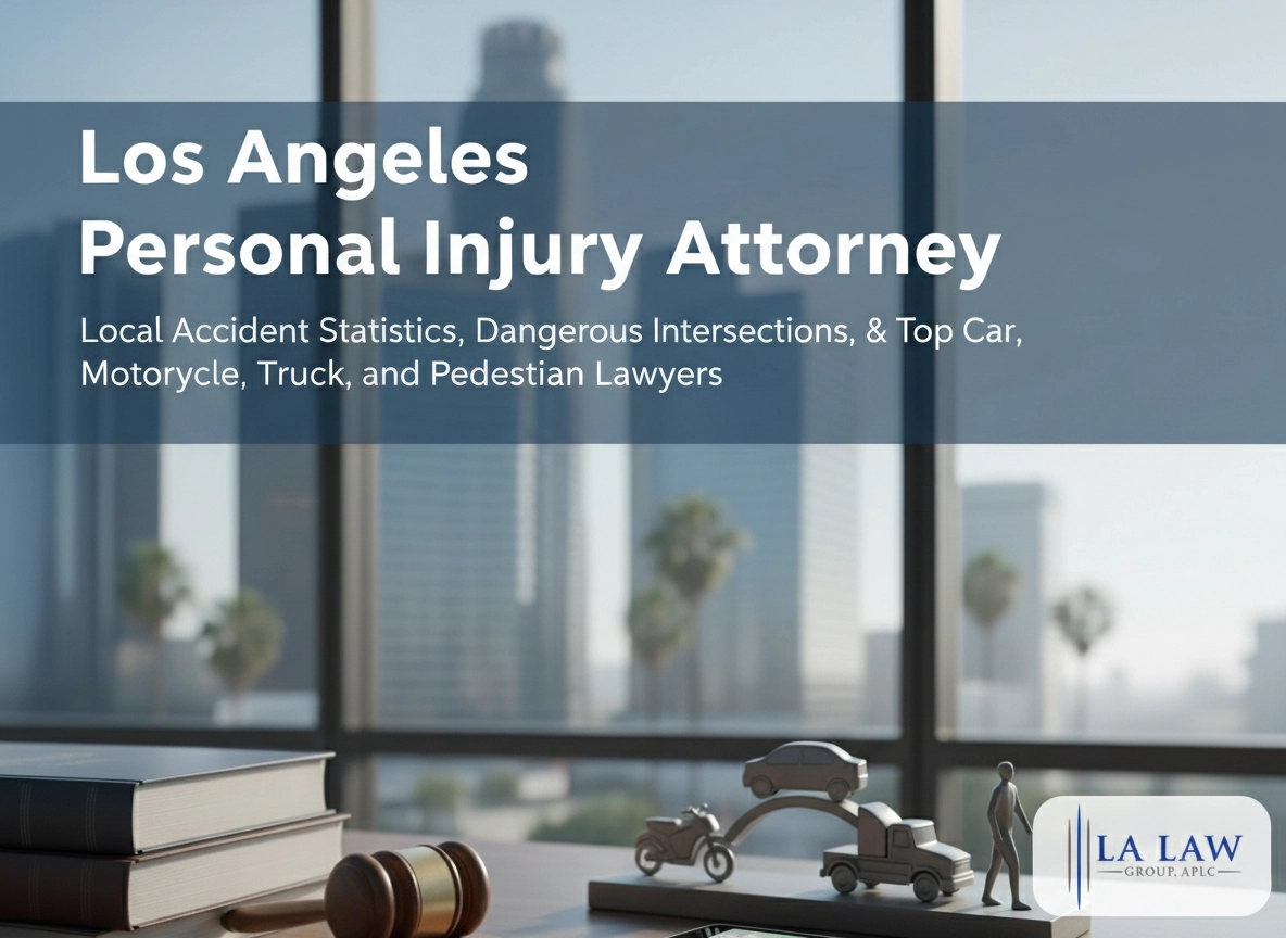 Los Angeles Personal Injury Attorney: Local Accident Statistics, Dangerous Intersections, & Top Car, Motorcycle, Truck, and Pedestrian Lawyers