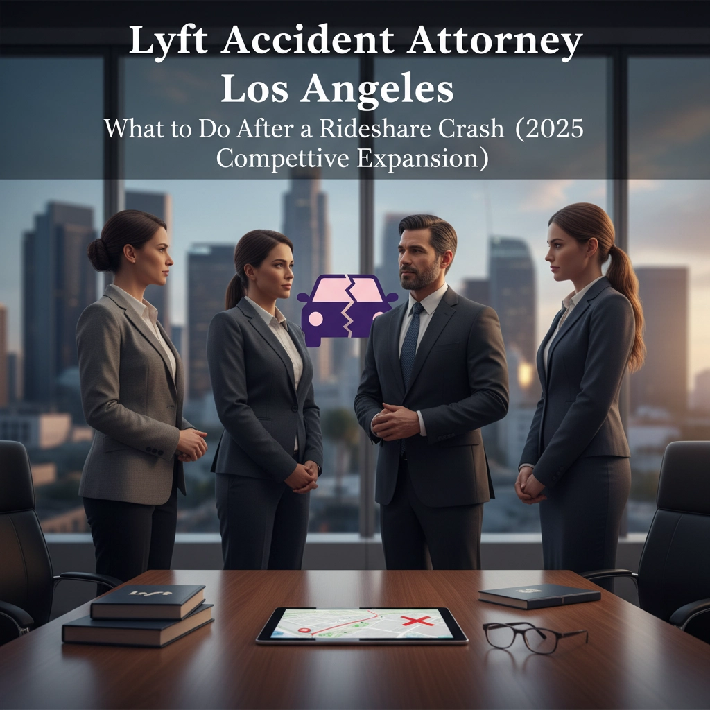 Lyft Accident Attorney Los Angeles: What to Do After a Rideshare Crash (2025 Competitive Expansion)