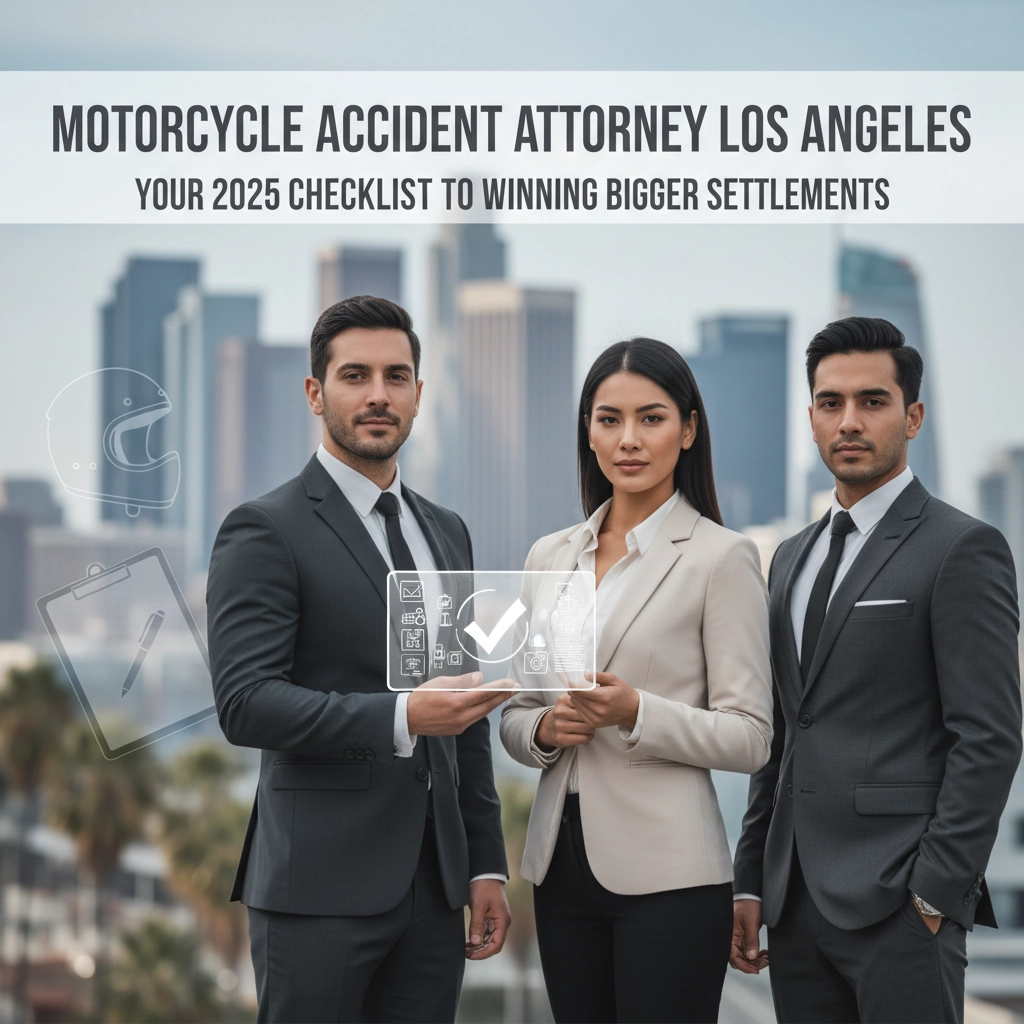 Motorcycle Accident Attorney Los Angeles: Your 2025 Checklist To Winning Bigger Settlements