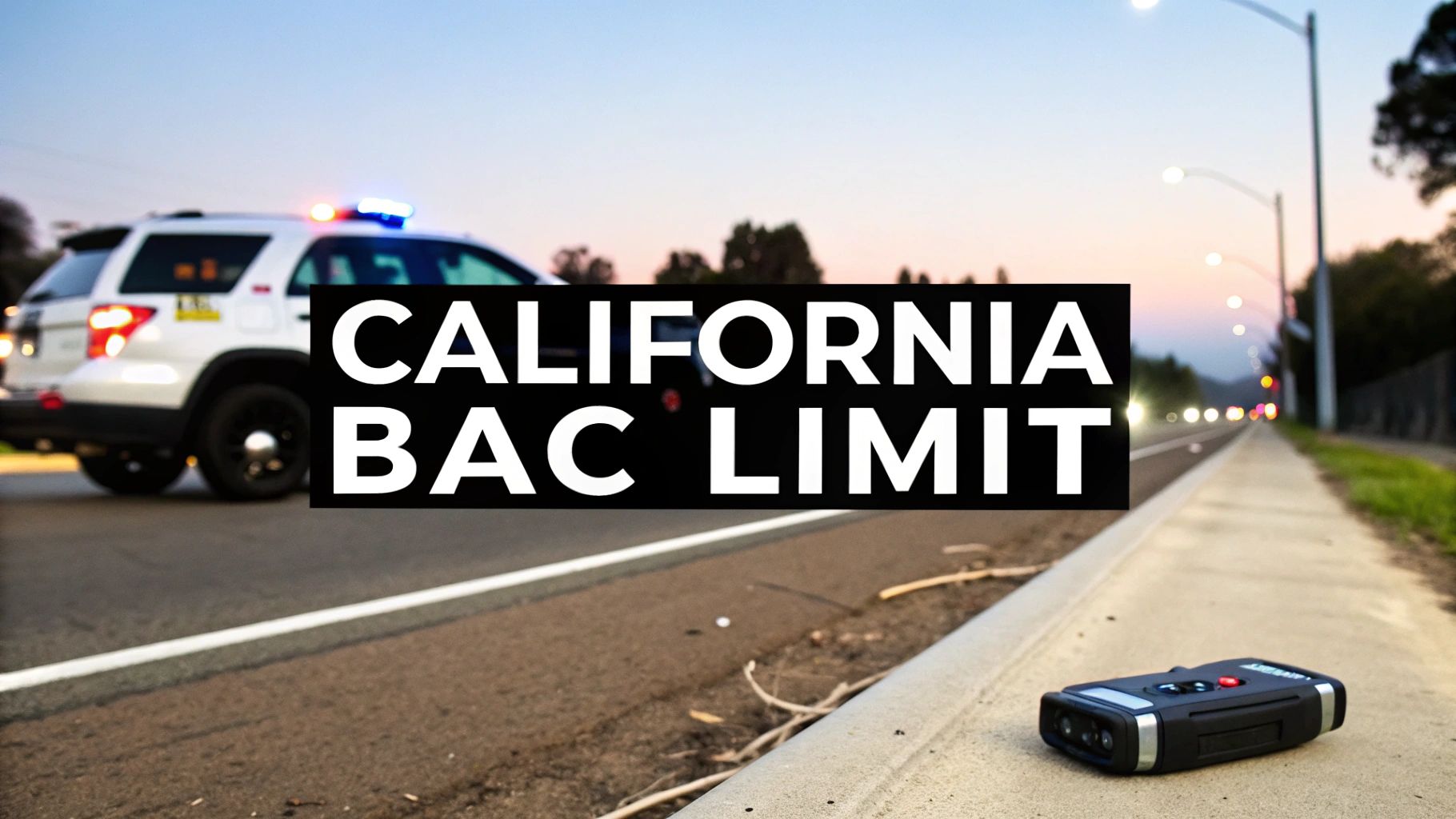 The Alcohol Limit for Driving in California Explained