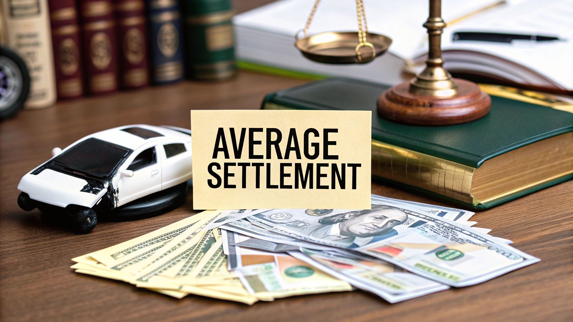 How much is the average settlement amount for car accident?