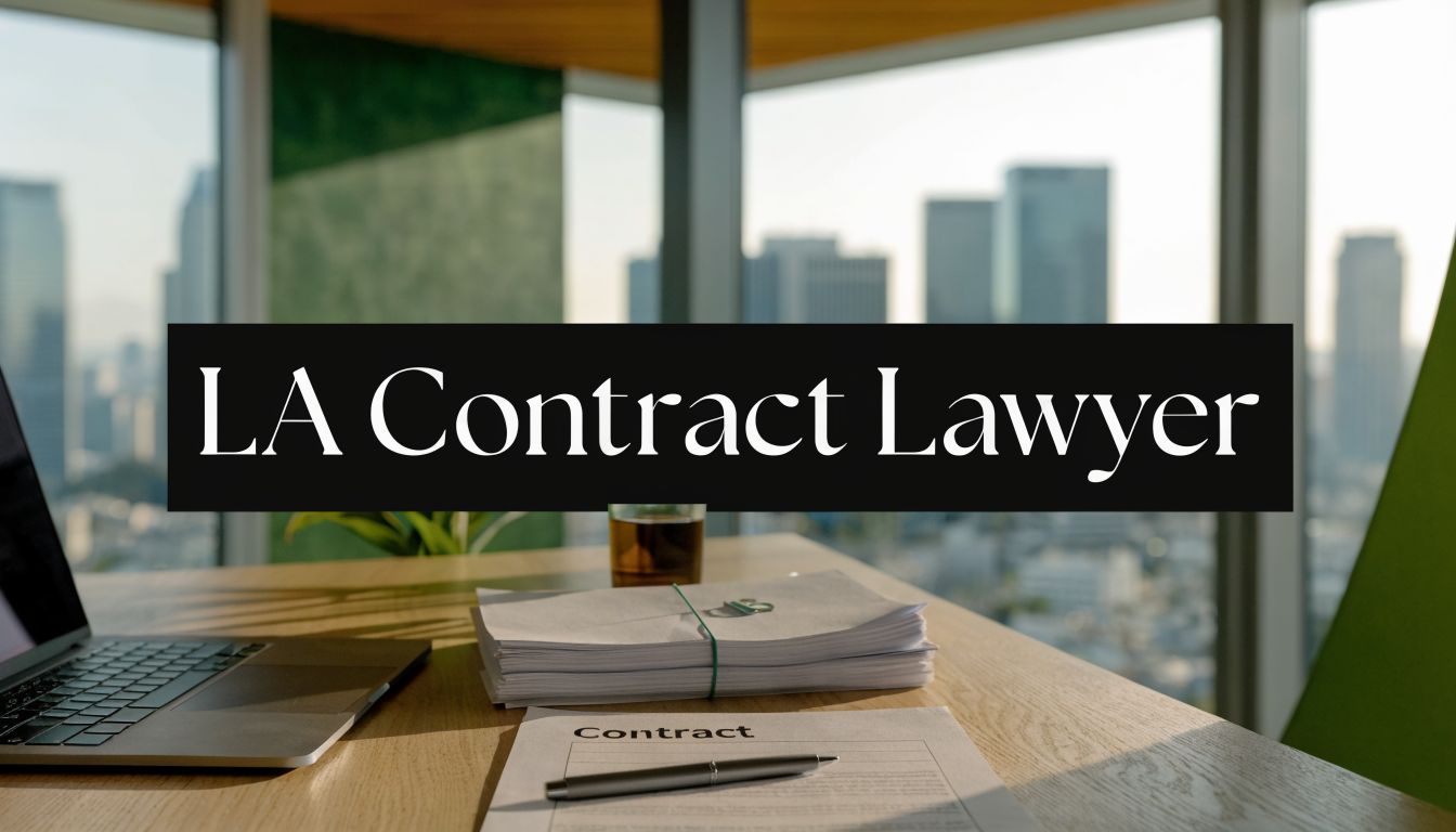 Top Business Contract Lawyer Los Angeles Services