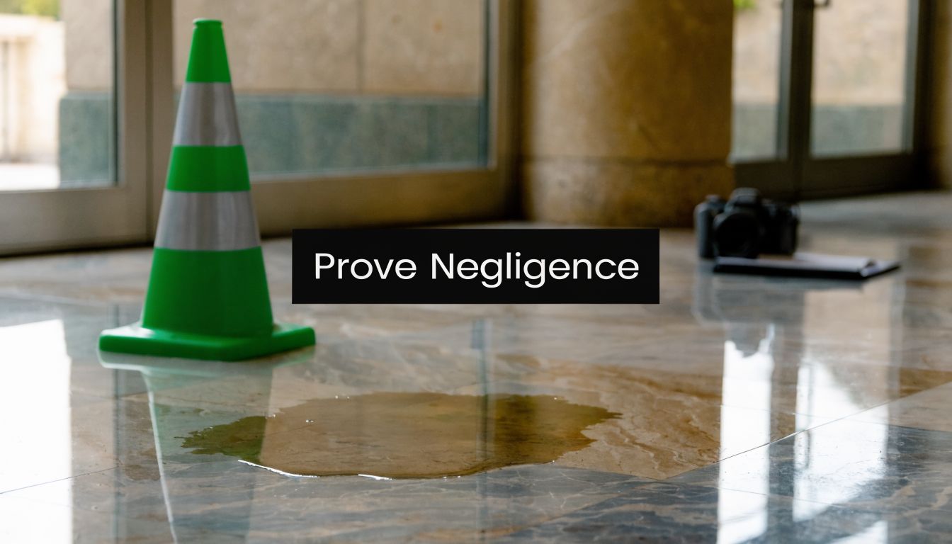 How To Prove Negligence in a Slip and Fall