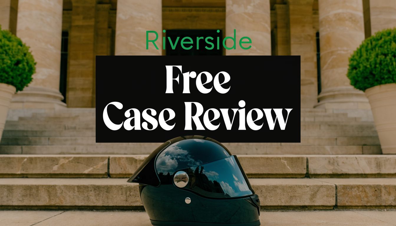 Motorcycle Accident Lawyer Riverside CA | Free Case Review