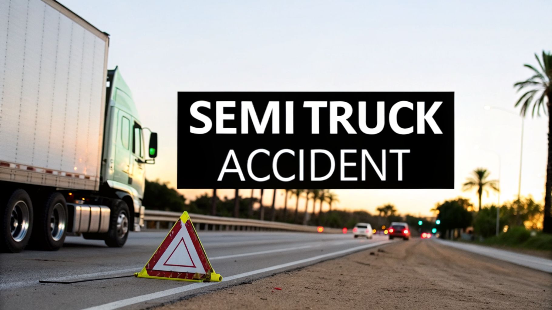 Guide: semi truck accident california for Your Rights and Recovery