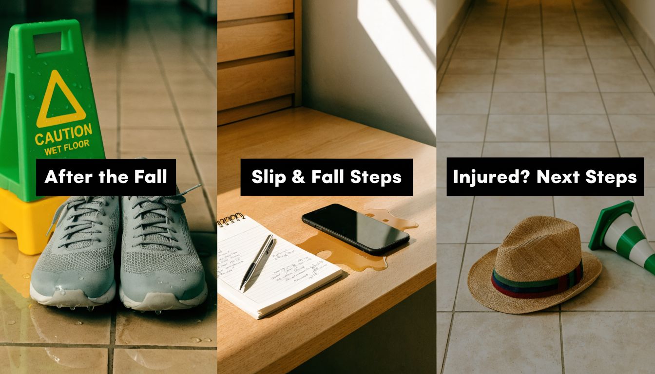 Injured? What to Do After a Slip and Fall