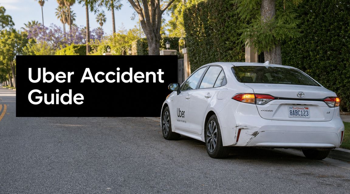What to Do After Uber Accident: Your 2026 California Rights