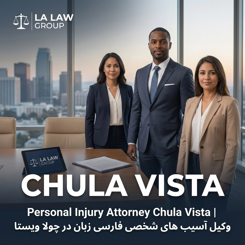 Personal Injury Attorney Chula Vista | وکیل آسیب های شخصی فارسی زبان در چولا ویستا