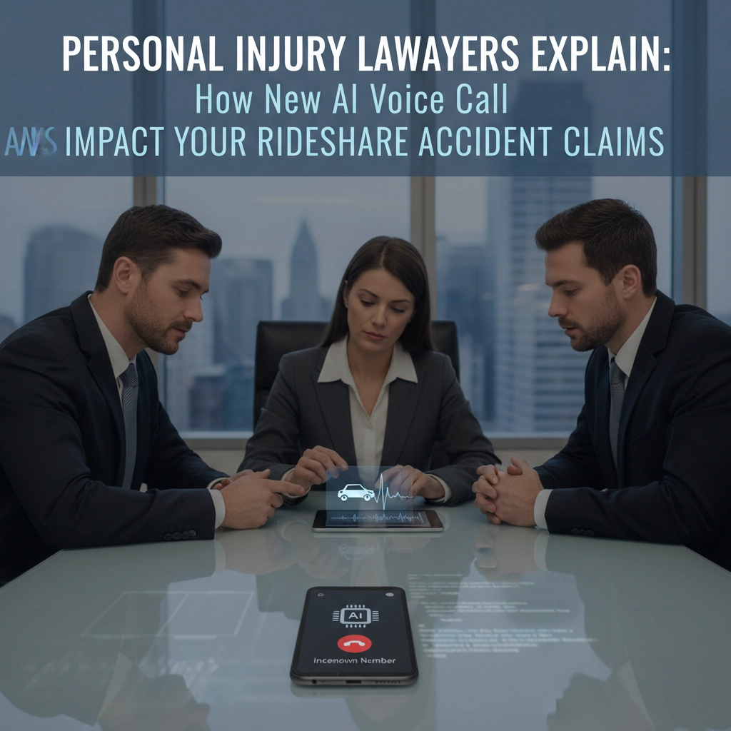 Personal Injury Lawyers Explain: How New AI Voice Call Laws Impact Your Rideshare Accident Claims