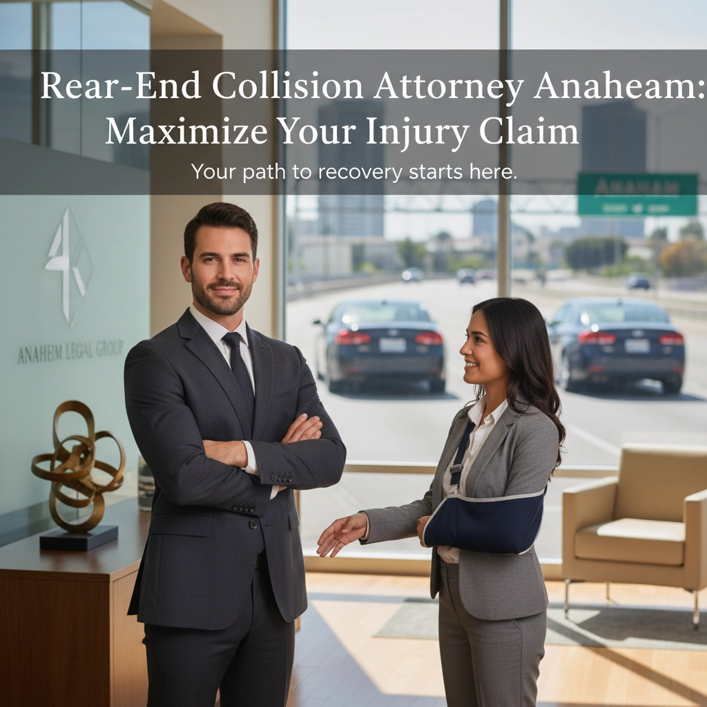 Rear-End Collision Attorney Anaheim: Maximize Your Injury Claim