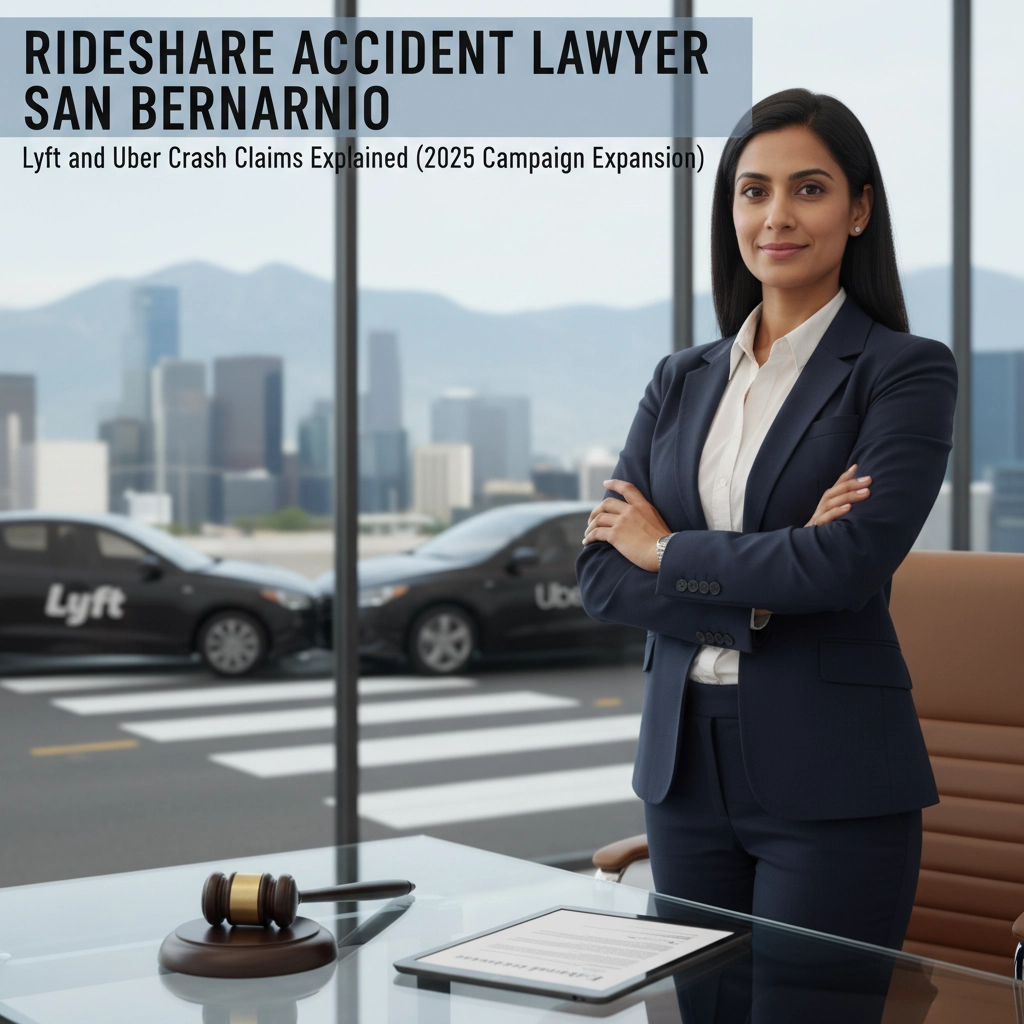 Rideshare Accident Lawyer San Bernardino: Lyft and Uber Crash Claims Explained (2025 Campaign Expansion)