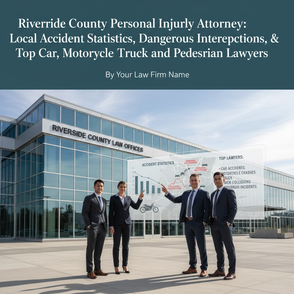 Riverside County Personal Injury Attorney: Local Accident Statistics, Dangerous Intersections, & Top Car, Motorcycle, Truck, and Pedestrian Lawyers