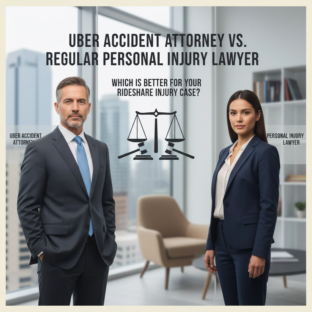 Uber Accident Attorney vs. Regular Personal Injury Lawyer: Which Is Better For Your Rideshare Injury Case?