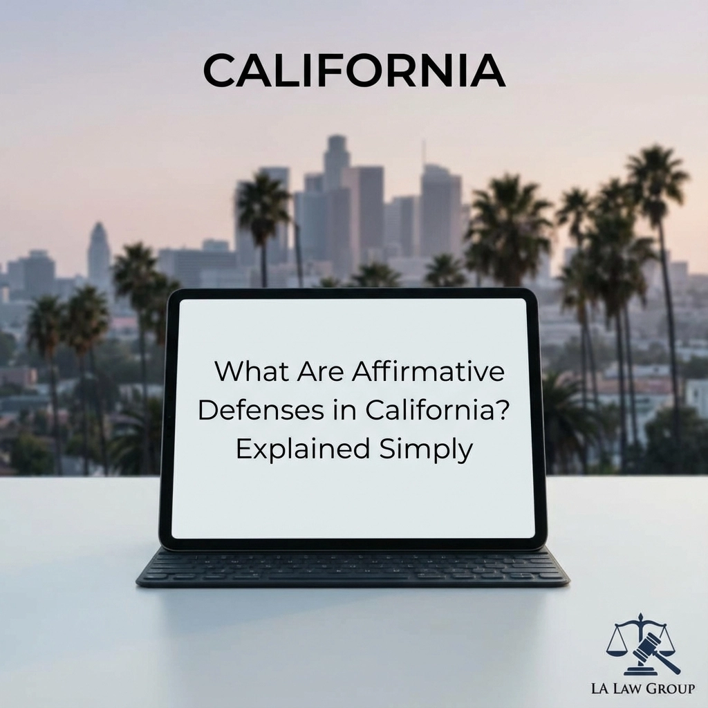 What Are Affirmative Defenses in California? Explained Simply